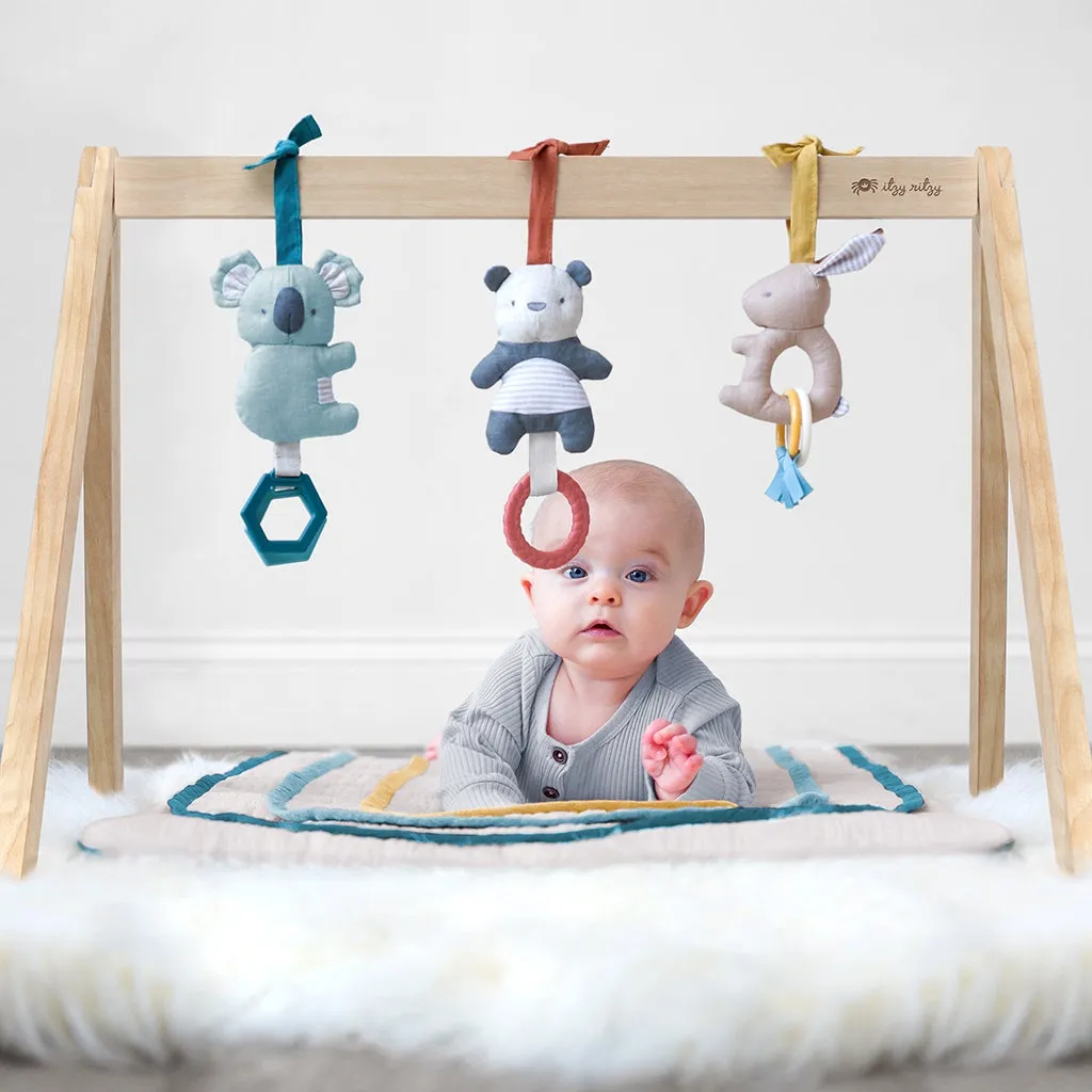 Itzy Ritzy Activity Gym™ Wooden Gym with Toy