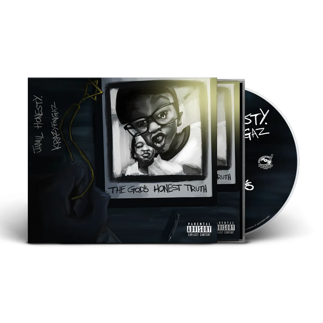 Jamil Honesty x KrazyFingaz - The Gods Honest Truth (Jewel Case With O-Card CD)