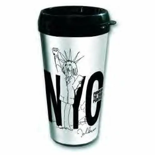 John Lennon Travel Mug: Power to the People (Plastic Body)
