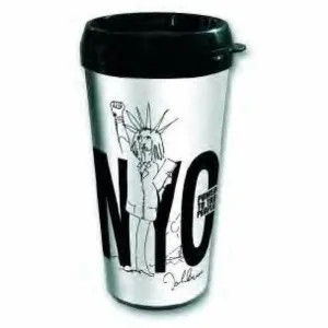 John Lennon Travel Mug: Power to the People (Plastic Body)