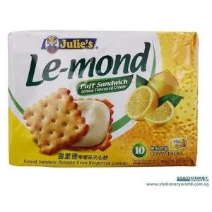 Julie's Le-mond Lemon Sandwich Biscuits 170g