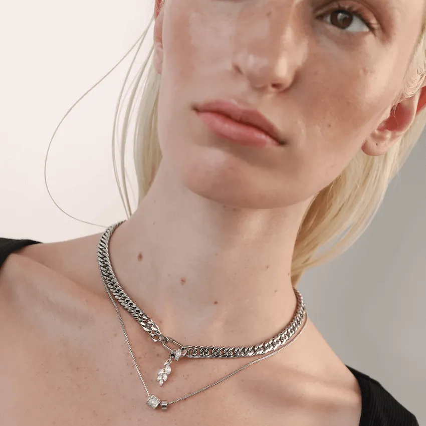 JUST CLICK LEAVE NECKLACE SET