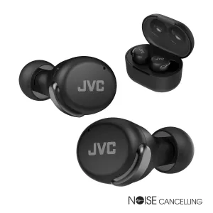 JVC Compact True Wireless with Noise Cancelling Black