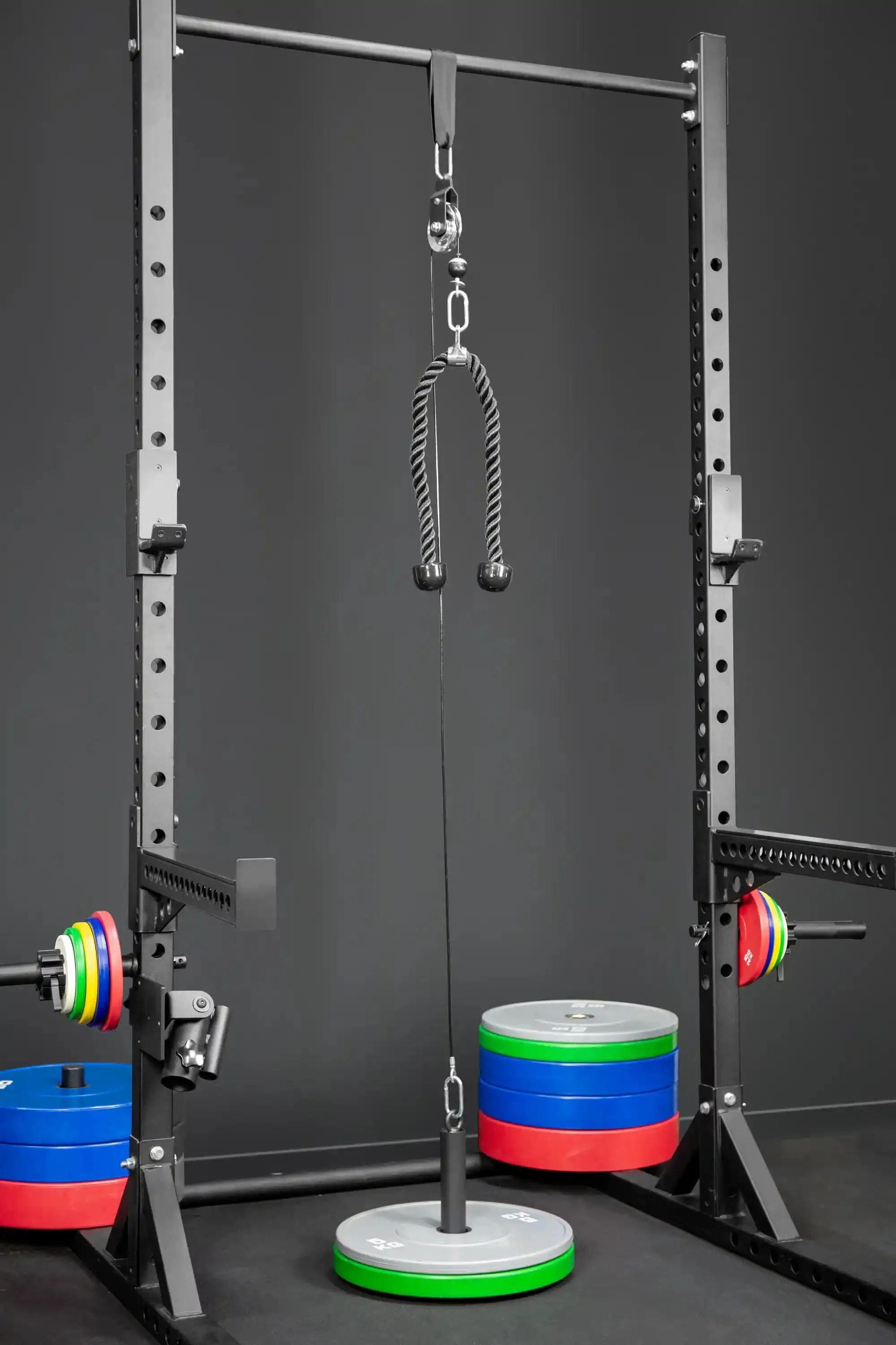 Kabelzugstation für Zuhause (Cable Pulley mit Scheibenhalter und Griffen)