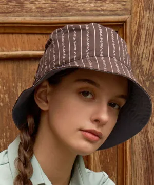 KANDINI Reversible Bucket Hat - Blue