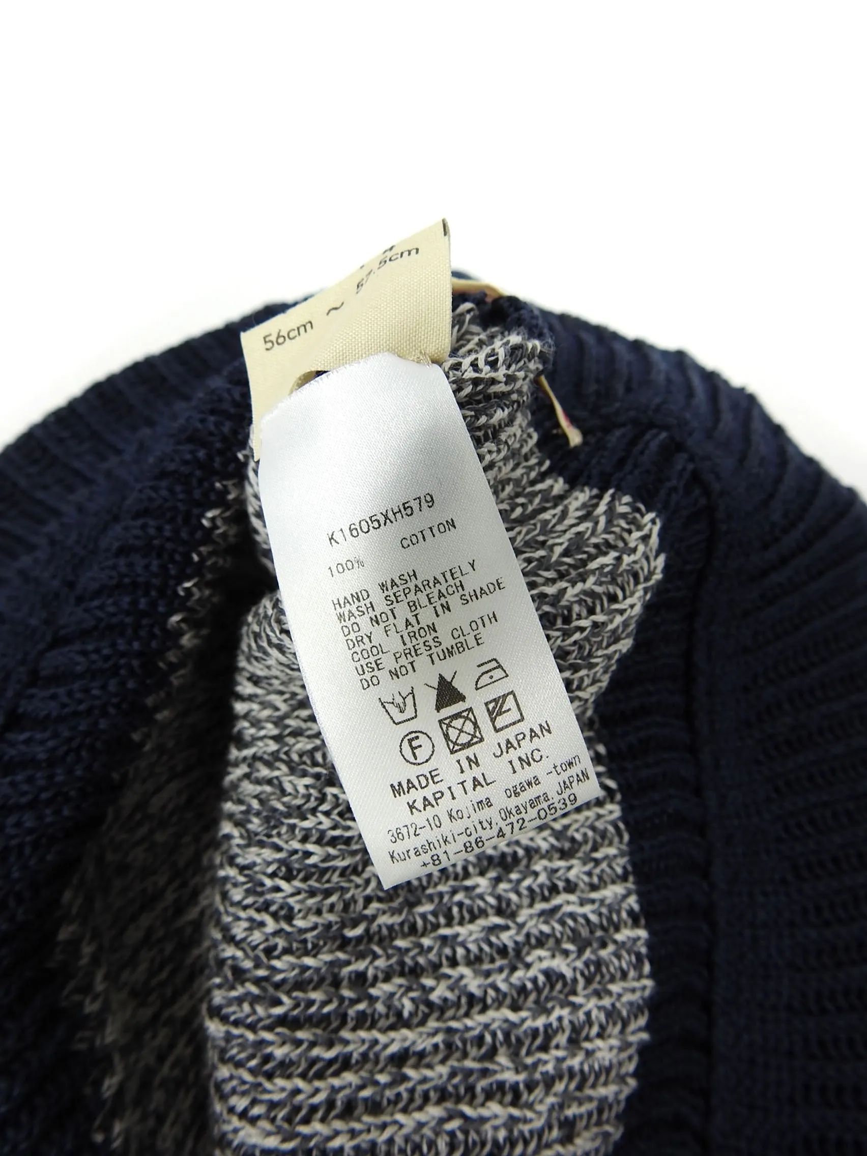 Kapital Knit Fisherman Bucket Hat Size 7-7.5