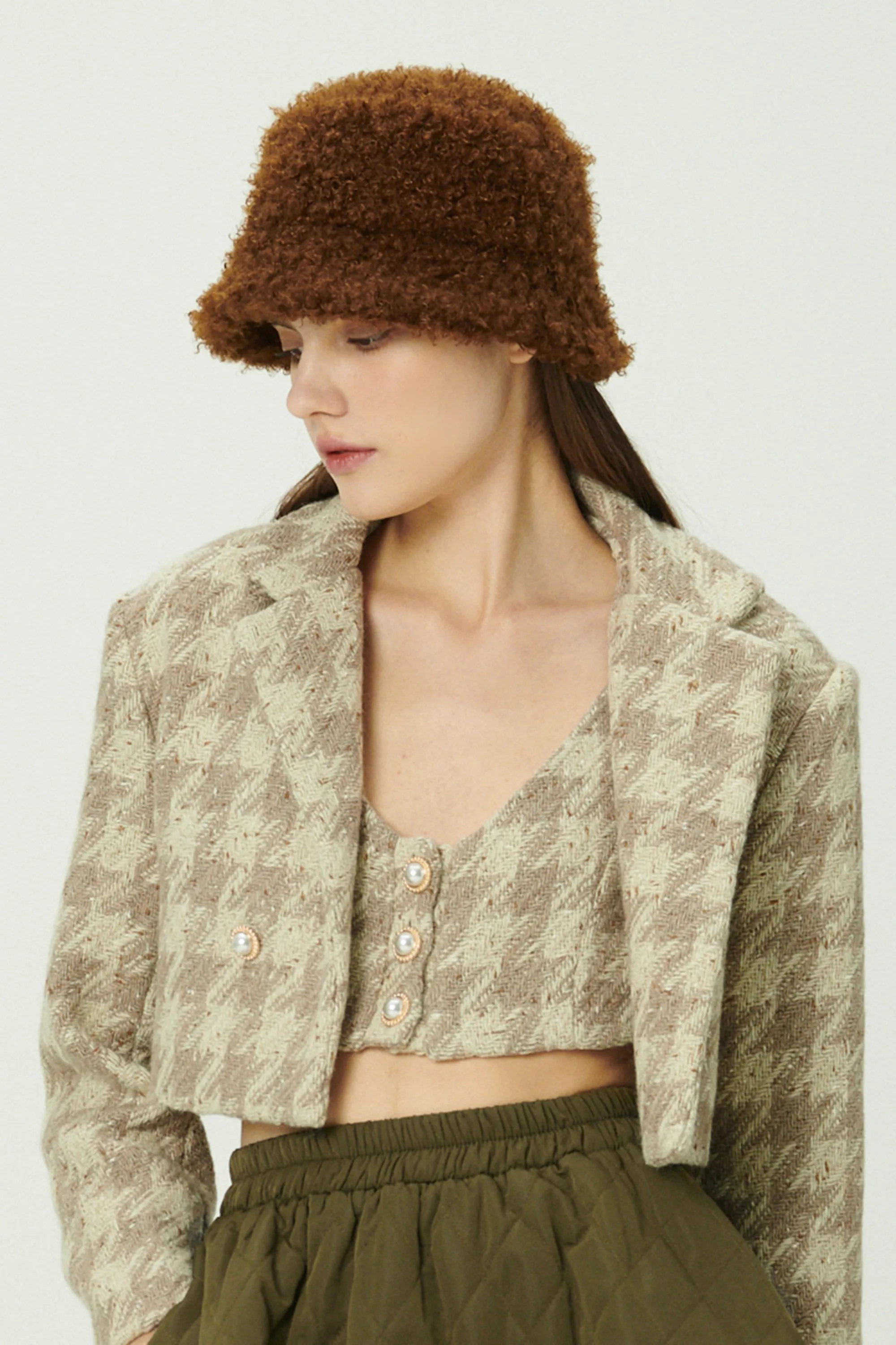 Kayla Teddy Bucket Hat