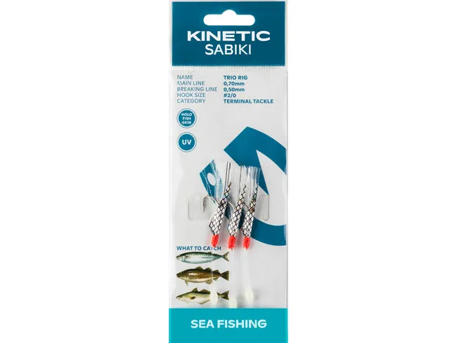 Kinetic Sabiki Trio Rig