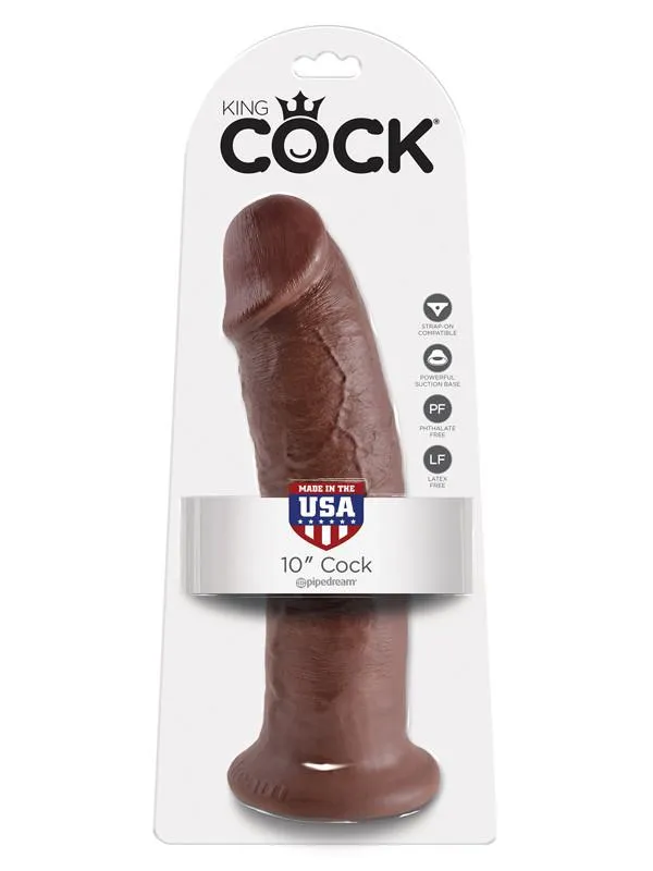 KING COCK 10 in. REALISTIC DILDO