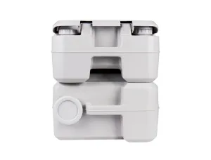 Kings 20L Portable Camping Toilet | Flushable | Double-Sealed | Hygenic | Portable