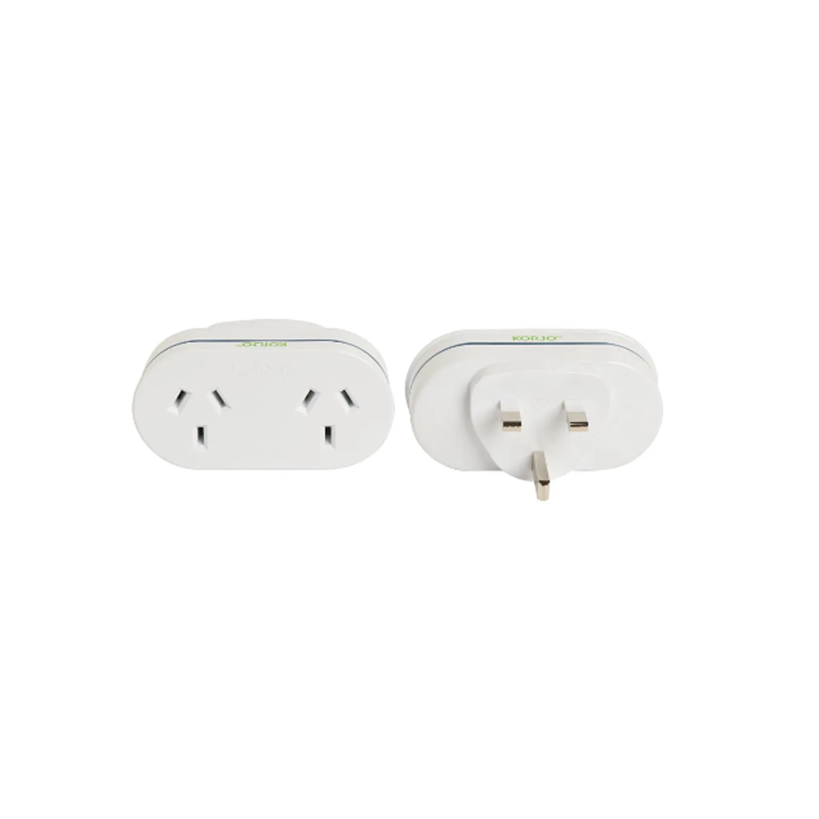 Korjo Travel Double Adaptor Australia To UK