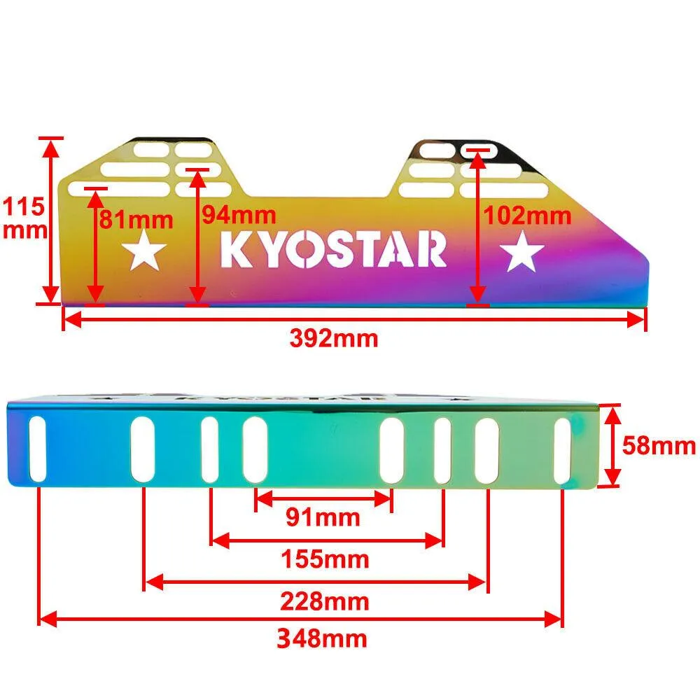 Kyostar Black Bucket Seat Brackets