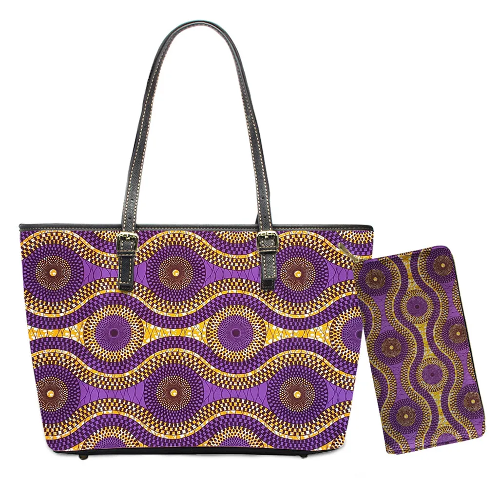 Leather Tote bag Set