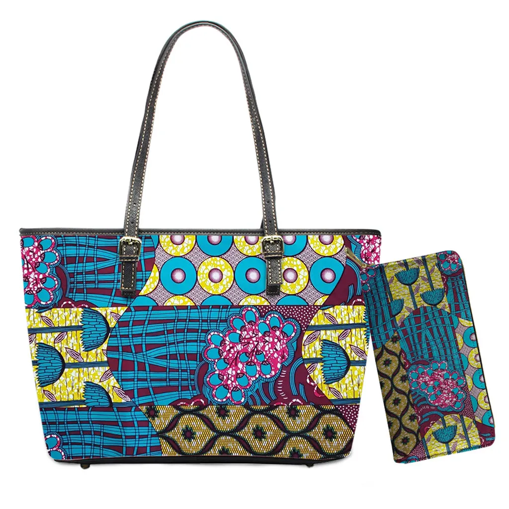 Leather Tote bag Set