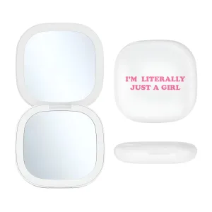 LED Compact Mirror - Just A Girl