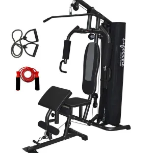 Lifeline Home Gym Set Deluxe 005 For Workout At Home Bundles With Resistance Band and Skipping Rope || Available on EMI