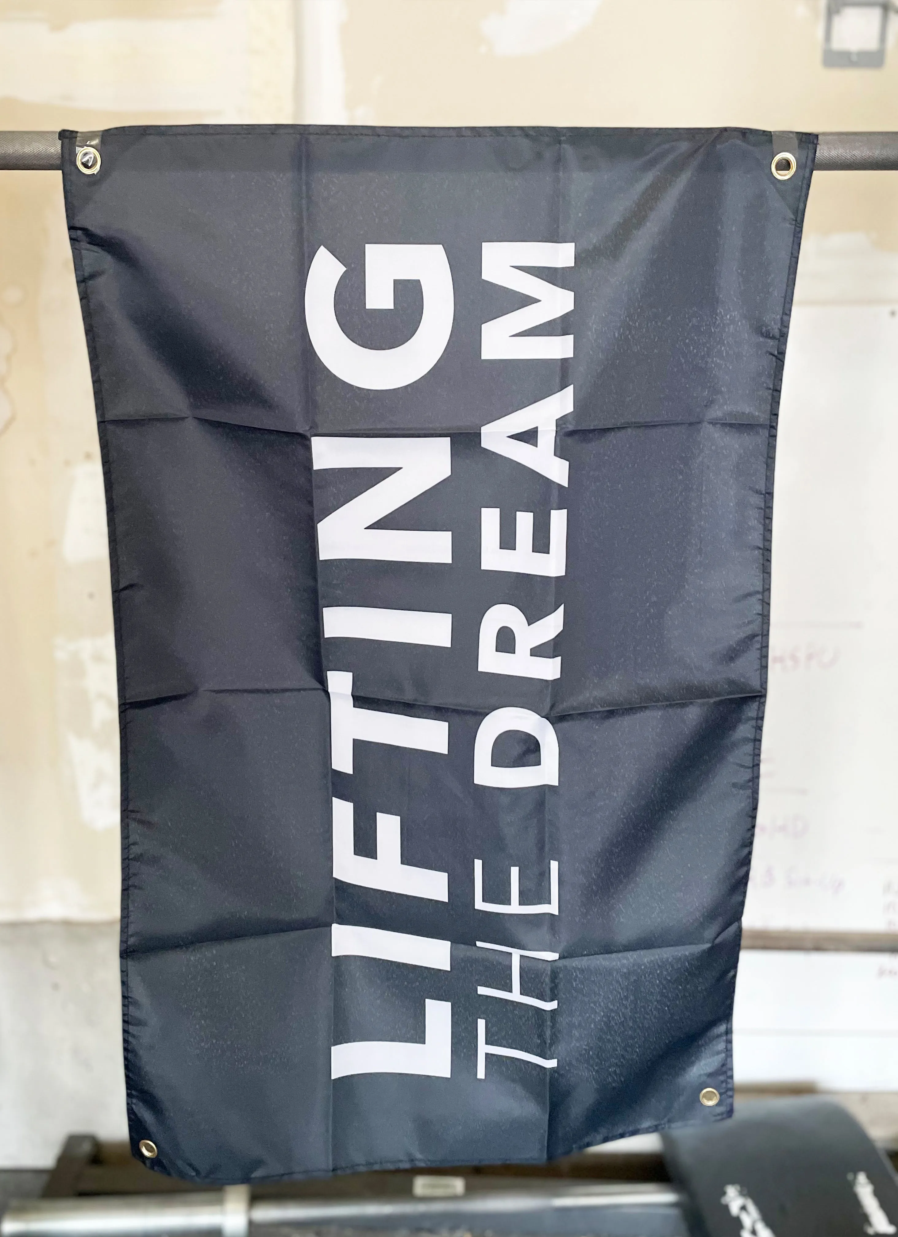 Lifting the Dream Gym Flag