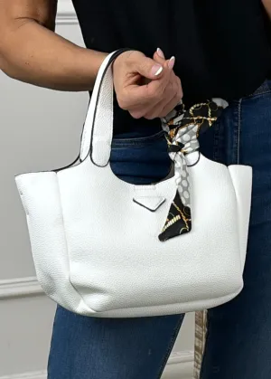 Lilit White Satchel Bag
