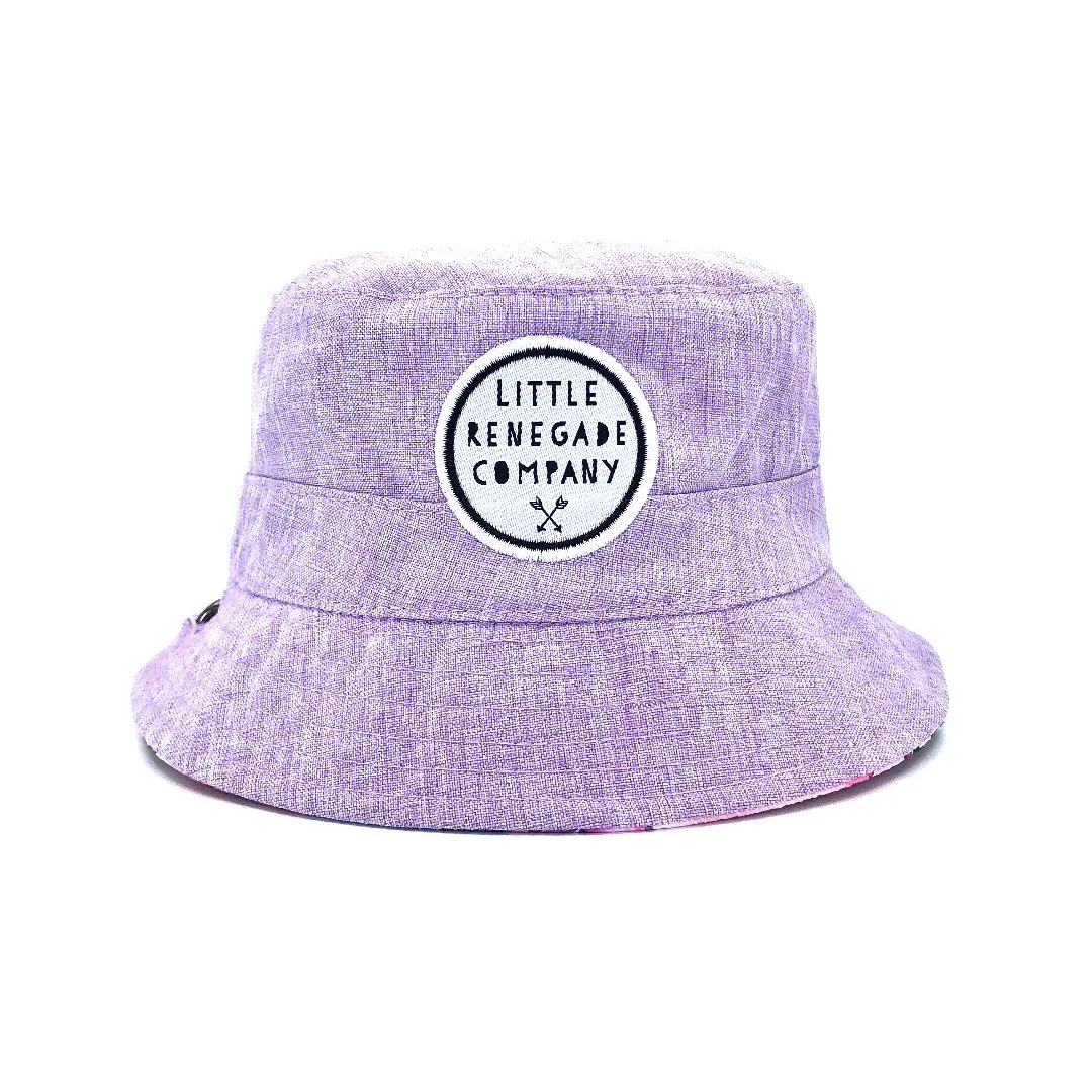 Little Renegade Company | Pastel Posies Reversible Bucket Hat
