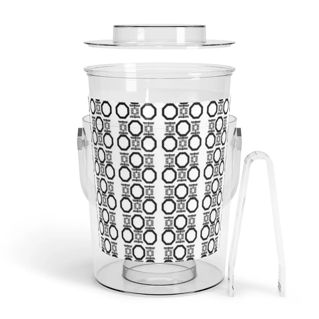 LLR Home Ice Bucket with Tongs