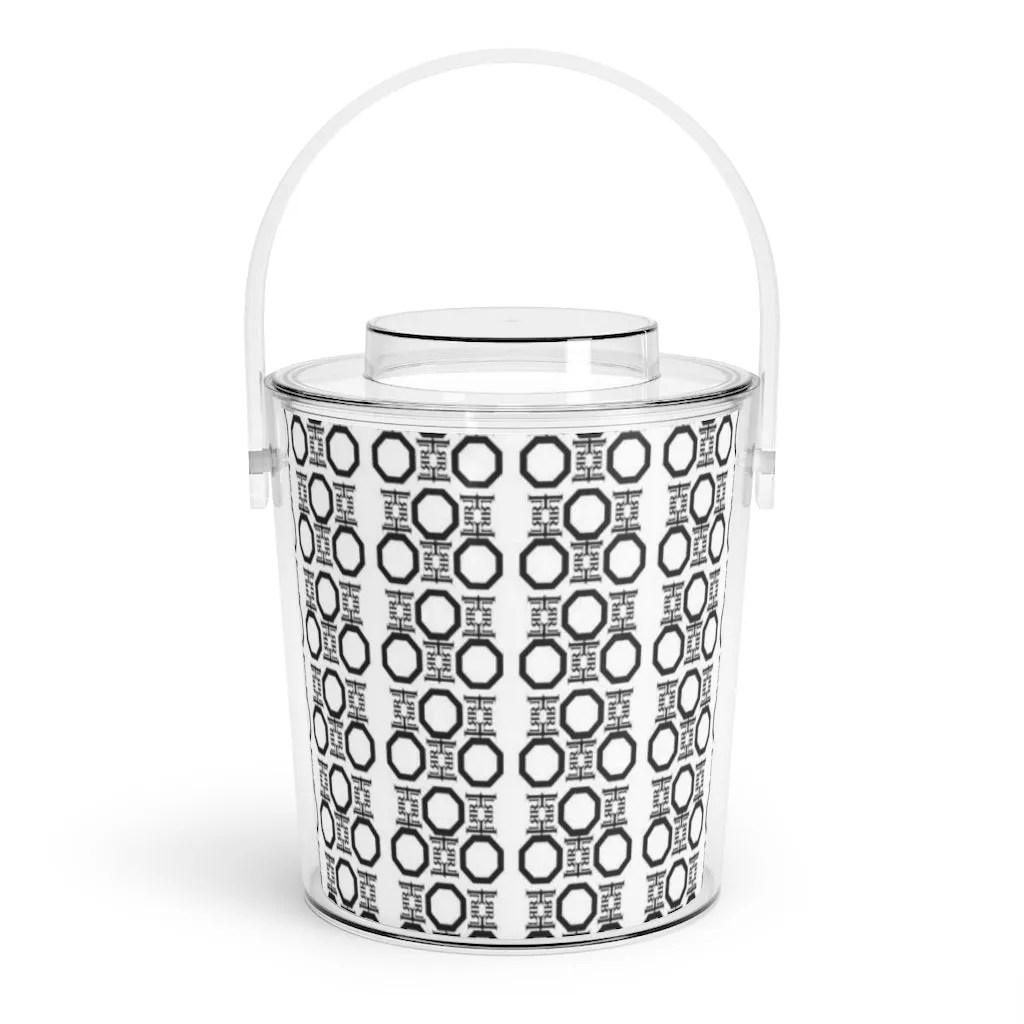 LLR Home Ice Bucket with Tongs