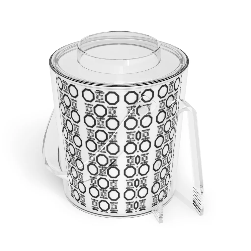 LLR Home Ice Bucket with Tongs