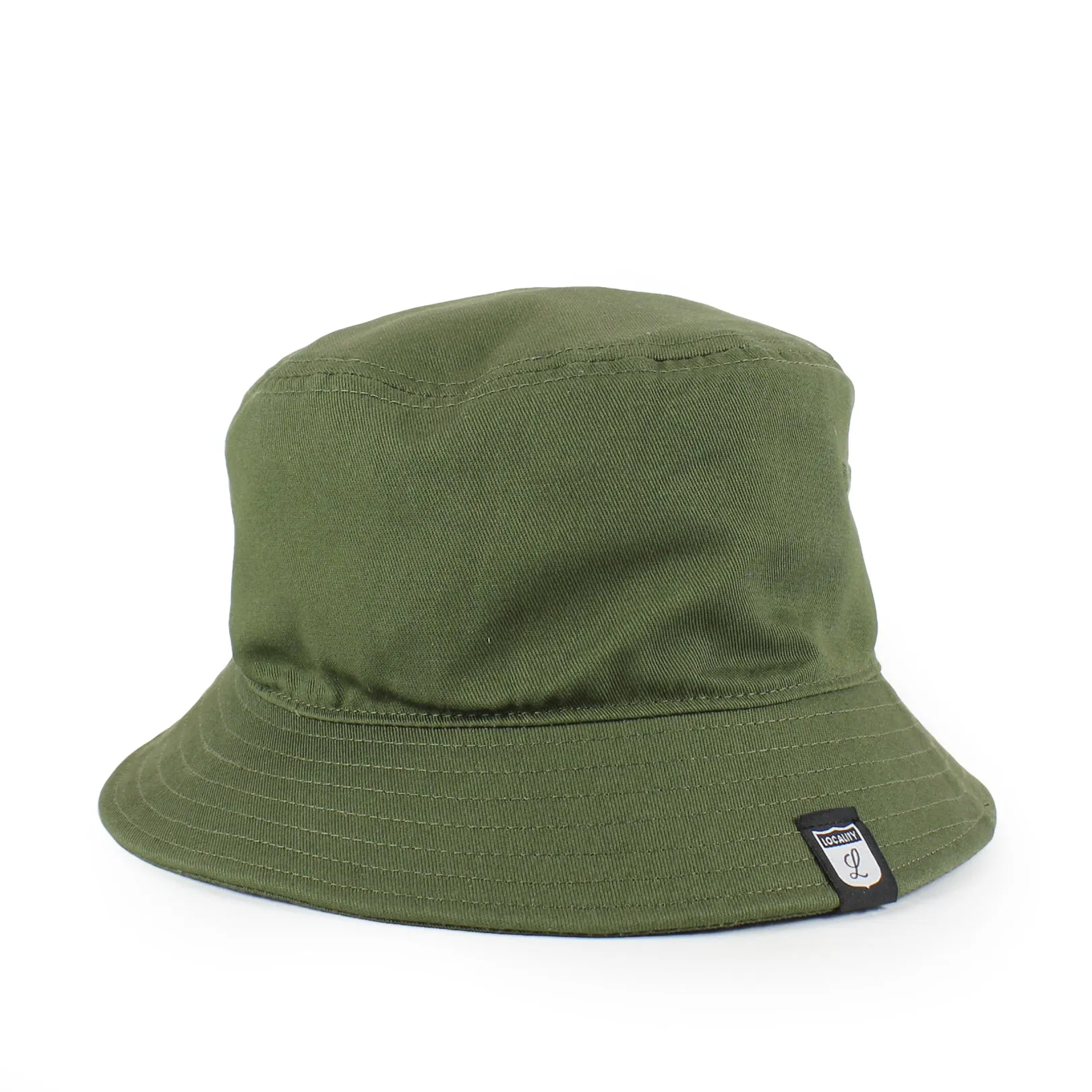 Locality Shield Bucket Hat Olive