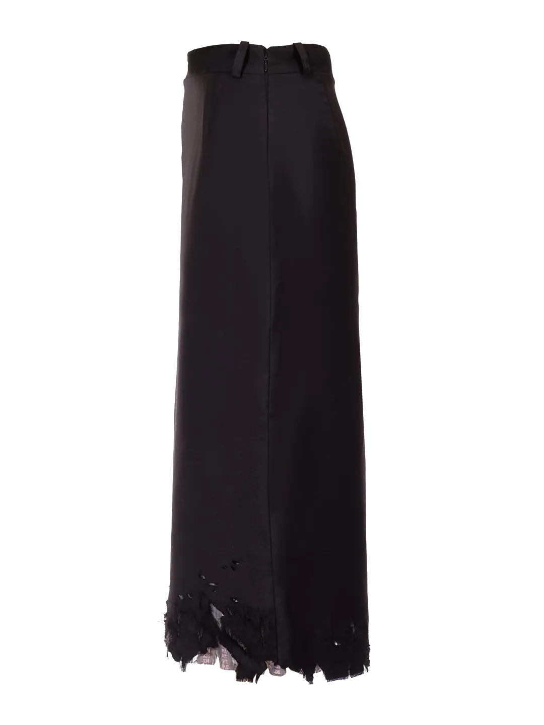 Long Destroyed Office Skirt