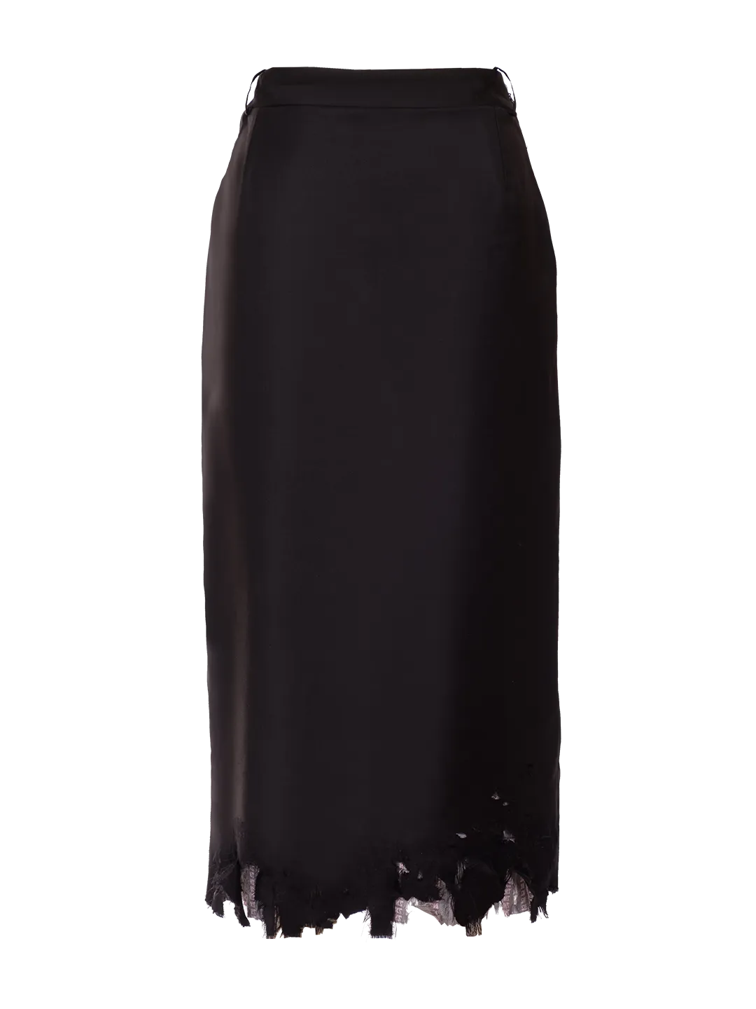 Long Destroyed Office Skirt