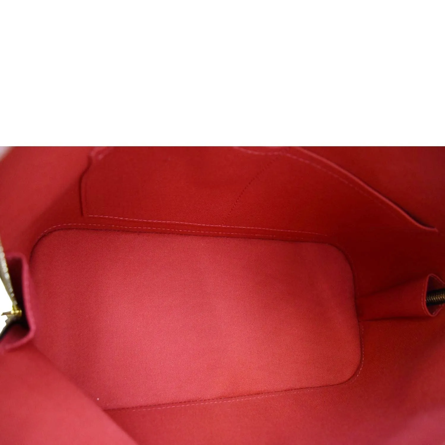 LOUIS VUITTON Alma PM Damier Ebene Satchel Bag Brown