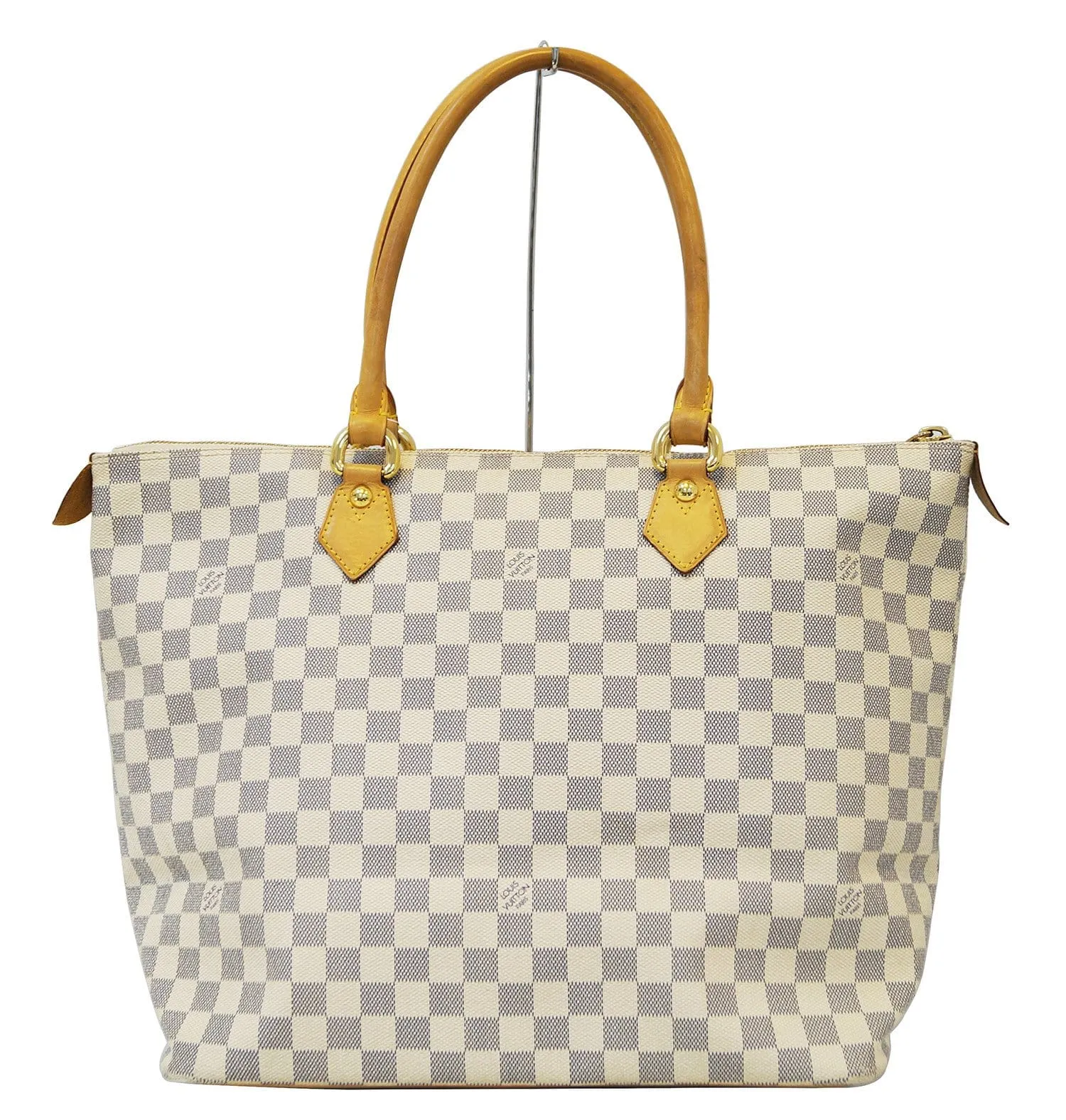 LOUIS VUITTON Damier Azur Saleya GM Shoulder Handbag - Final Call