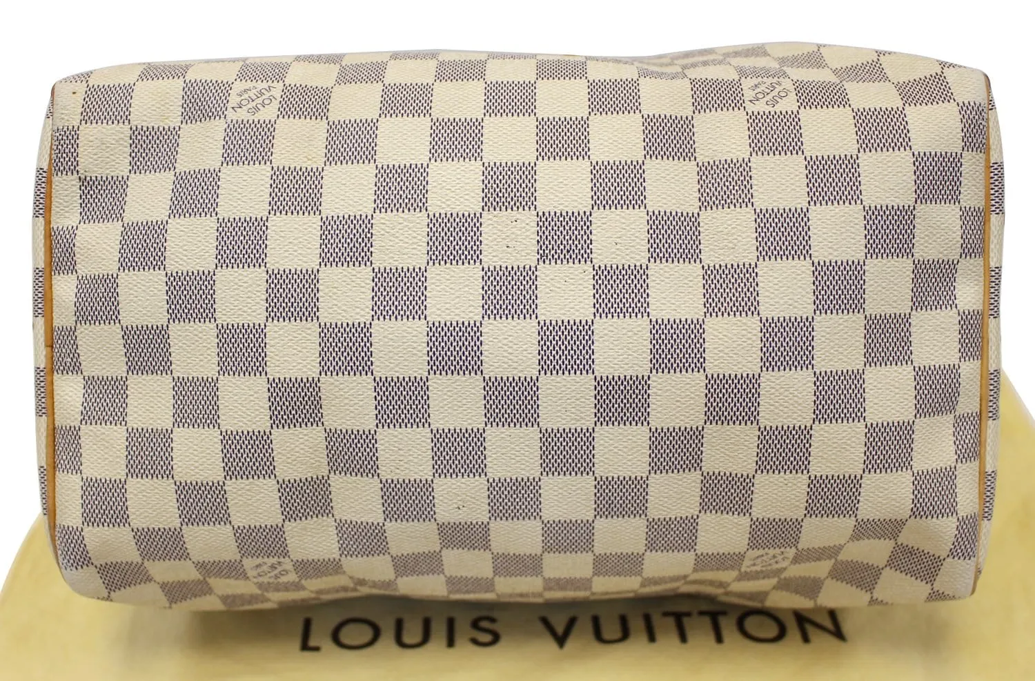LOUIS VUITTON Damier Azur Speedy 35 Satchel Bag