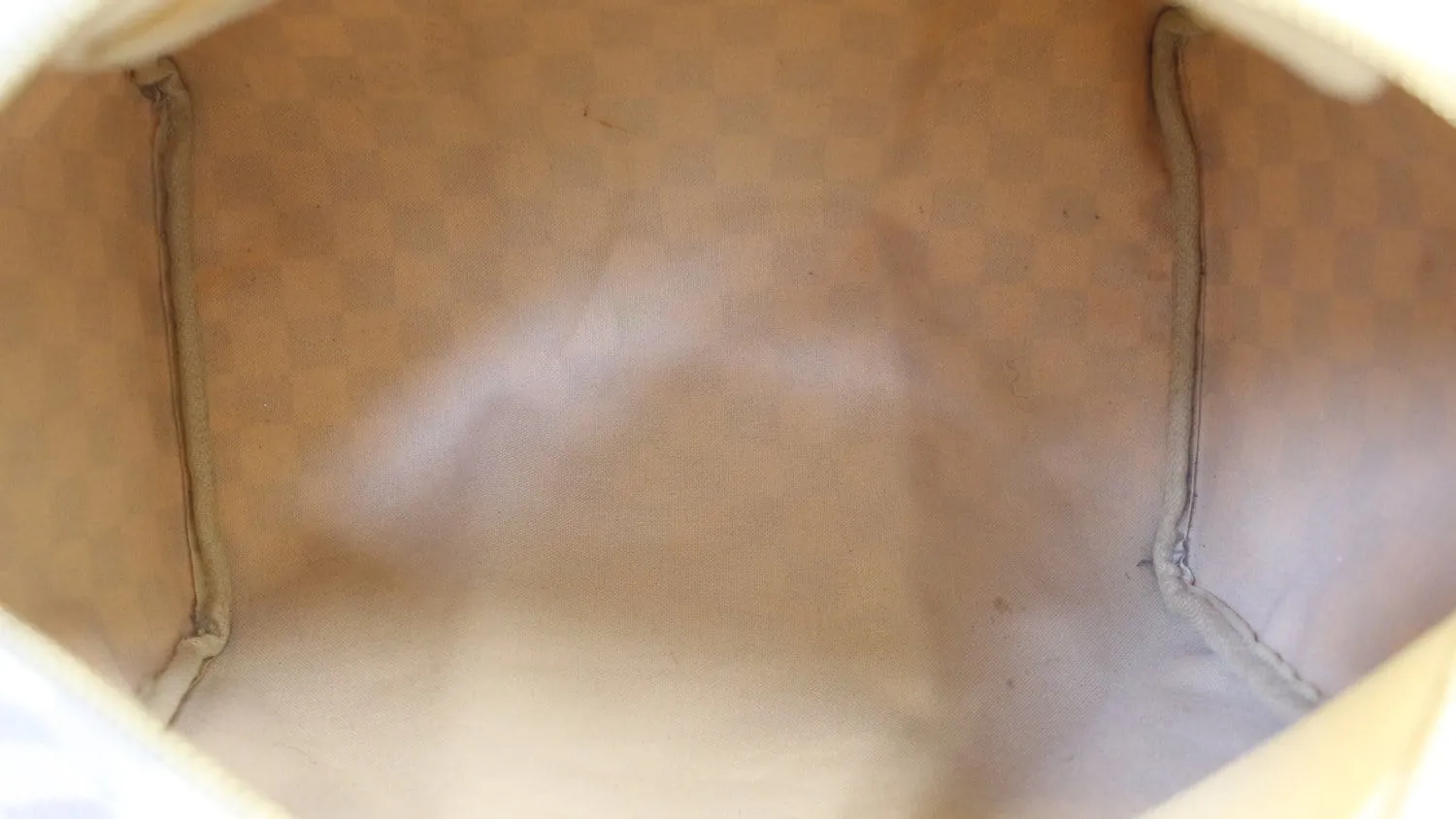 LOUIS VUITTON Damier Azur Speedy 35 Satchel Bag