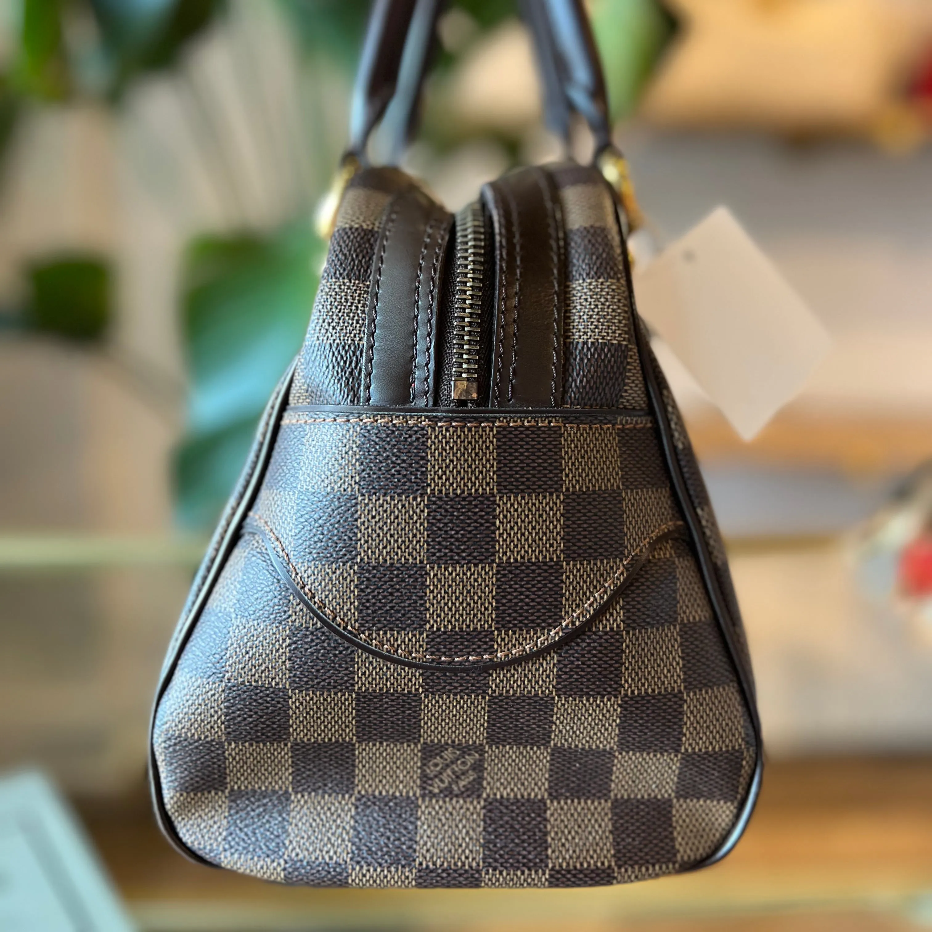 LOUIS VUITTON Duomo Damier Ebene Satchel