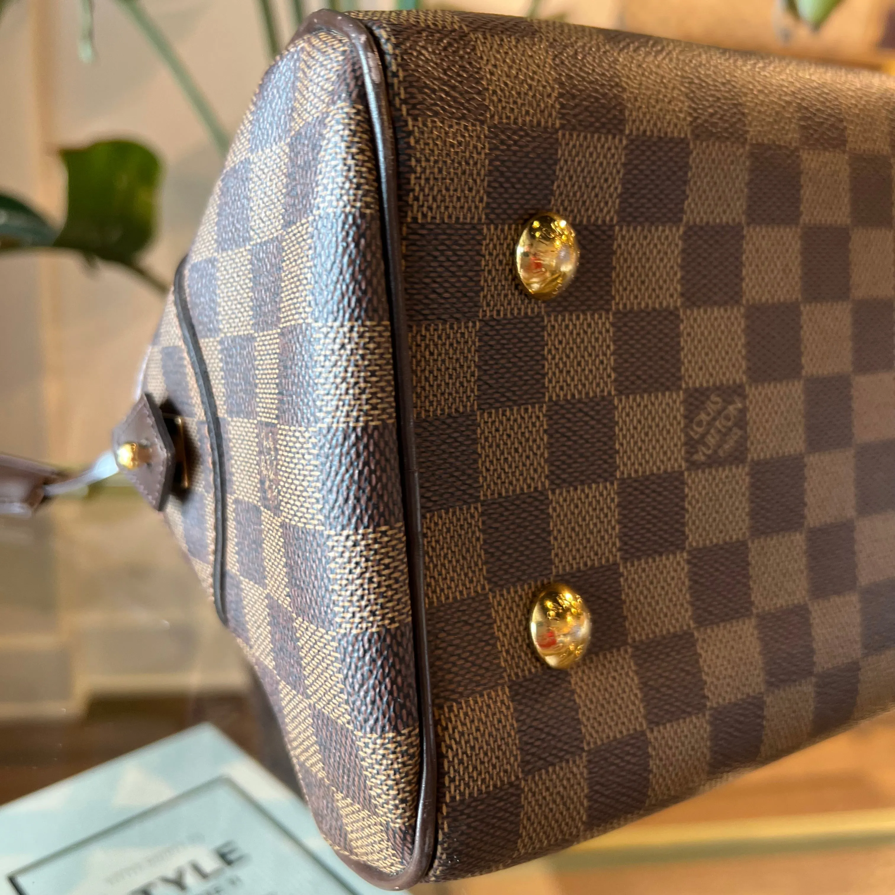 LOUIS VUITTON Duomo Damier Ebene Satchel