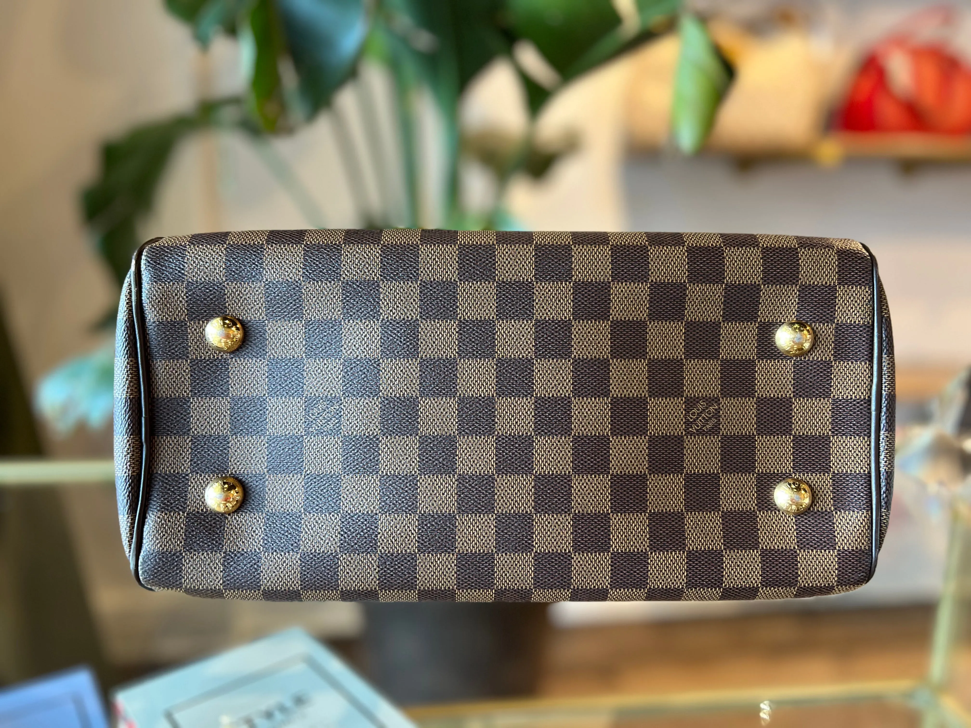 LOUIS VUITTON Duomo Damier Ebene Satchel