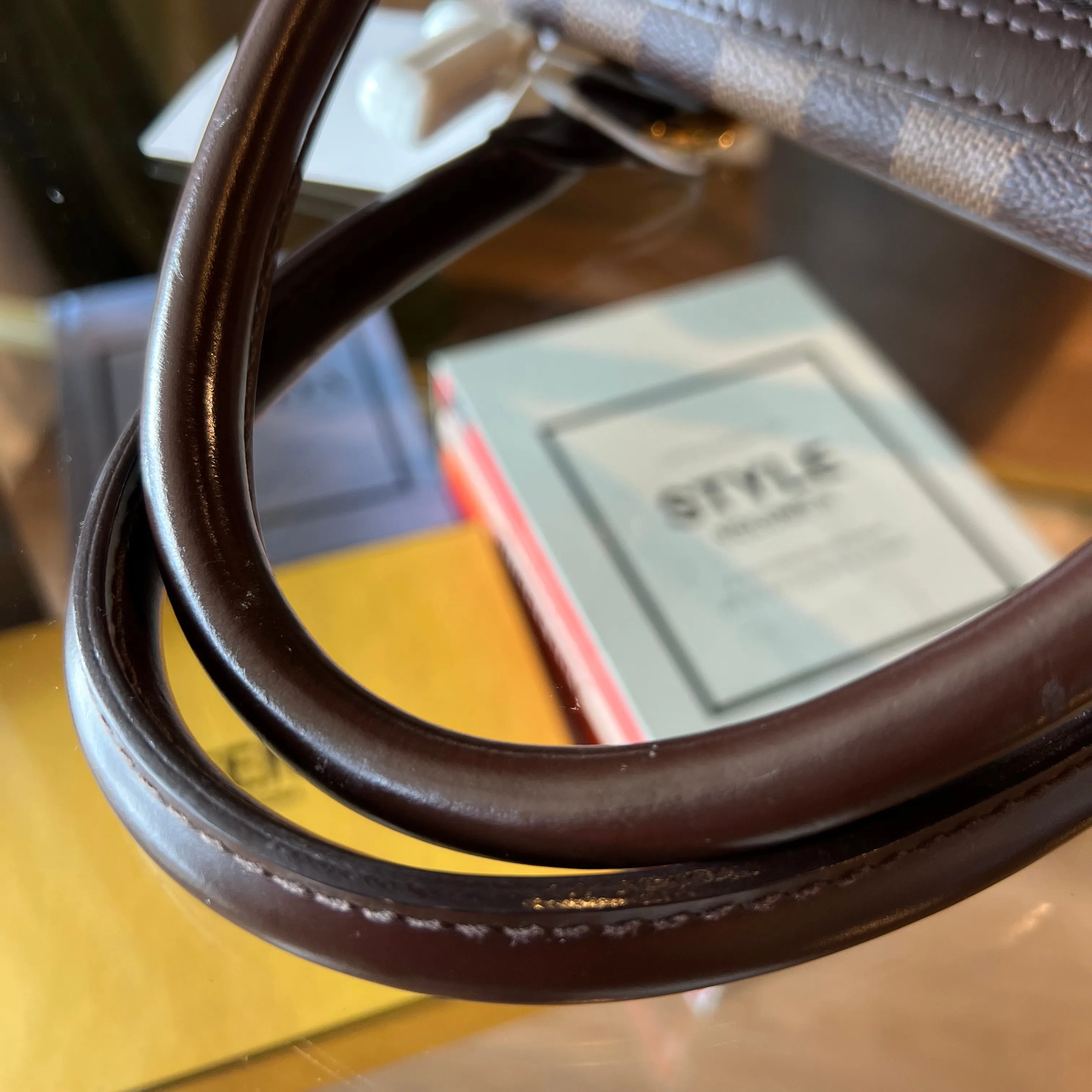 LOUIS VUITTON Duomo Damier Ebene Satchel