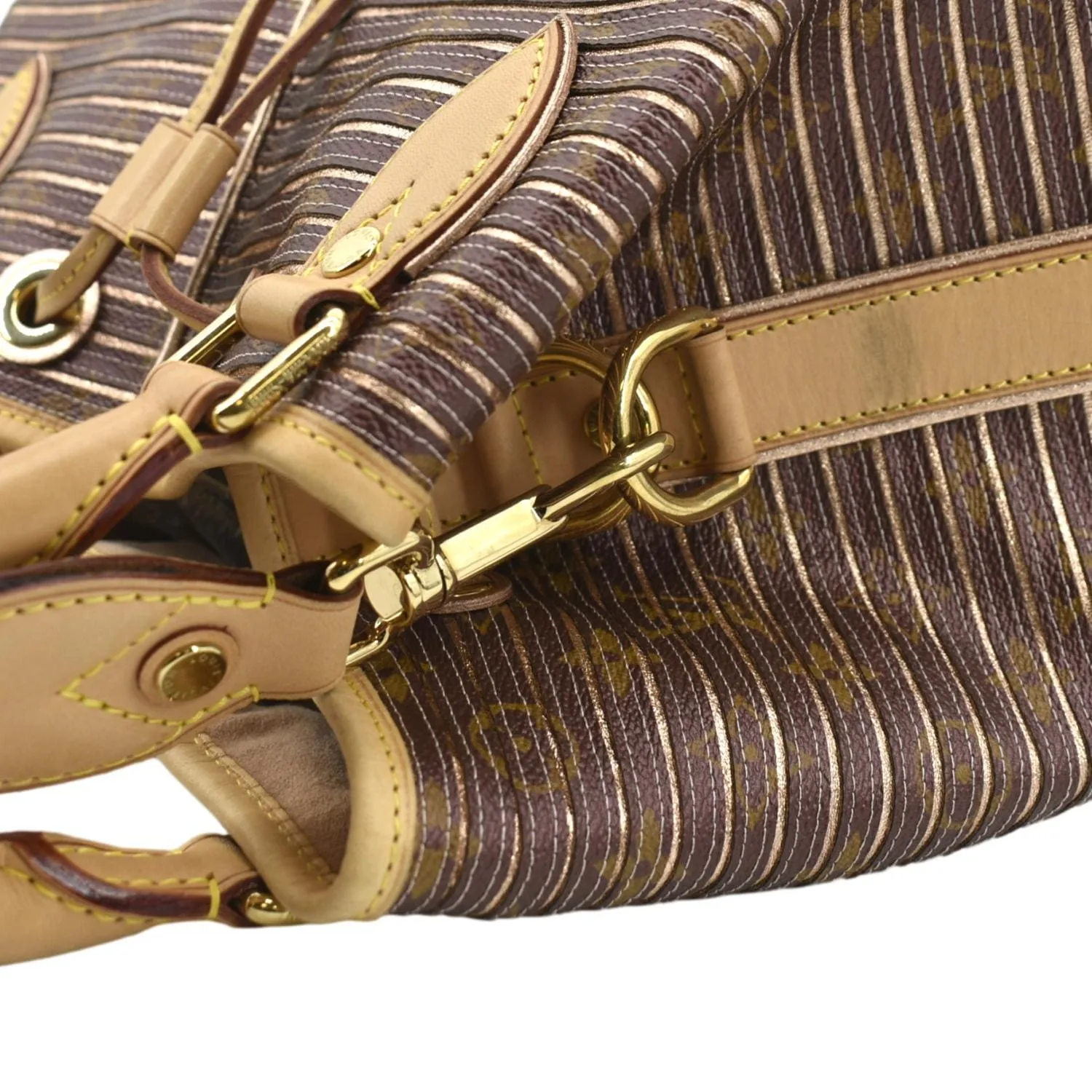 LOUIS VUITTON Eden Neo Monogram Canvas Shoulder Bag Peche