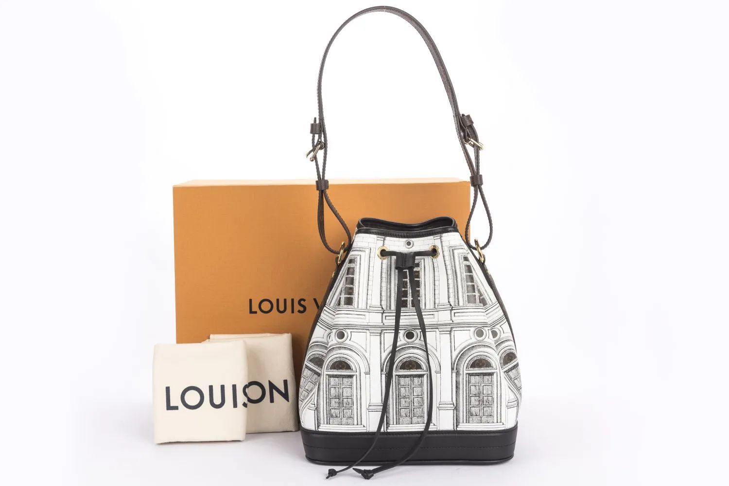 Louis Vuitton Fornasetti Noe (M59105), MM Size, with Dust Cover & Box