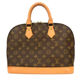 Louis Vuitton Monogram Alma Handbag M51130 BA1925 XX29380