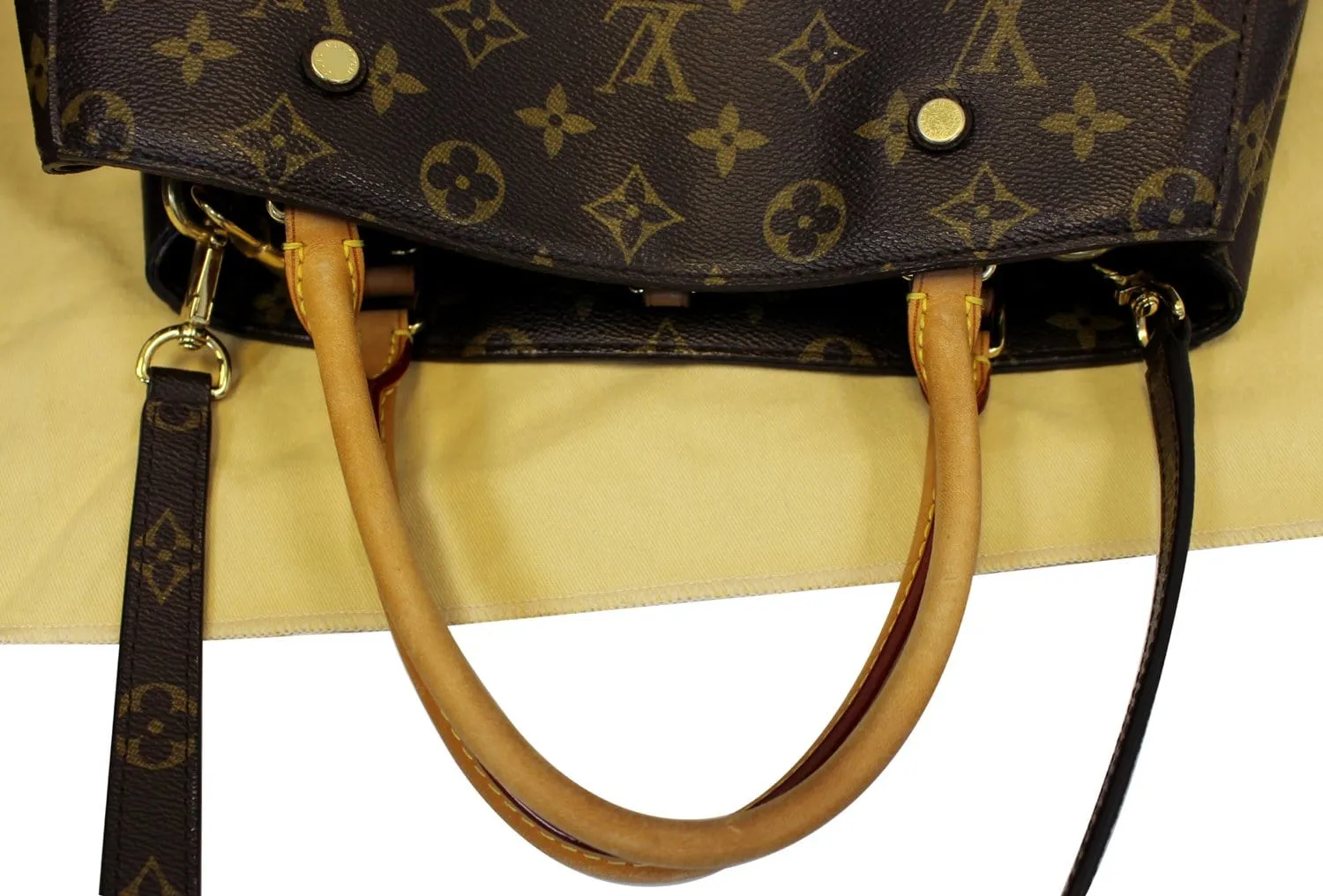 LOUIS VUITTON Monogram Canvas Montaigne MM Shoulder Bag