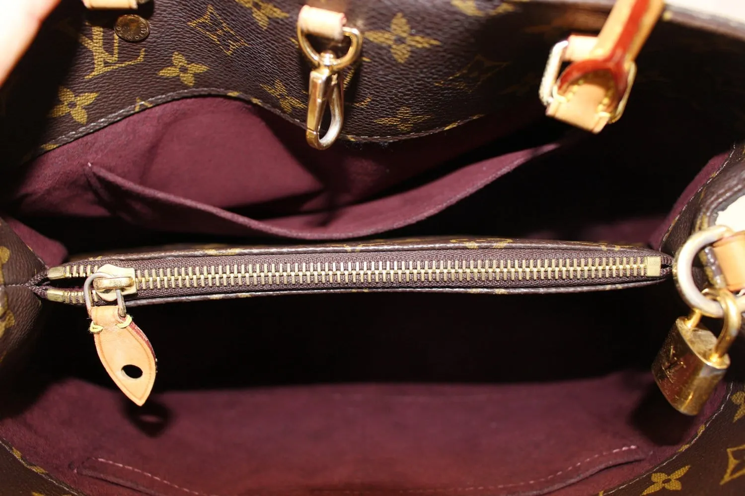 LOUIS VUITTON Monogram Canvas Montaigne MM Shoulder Bag