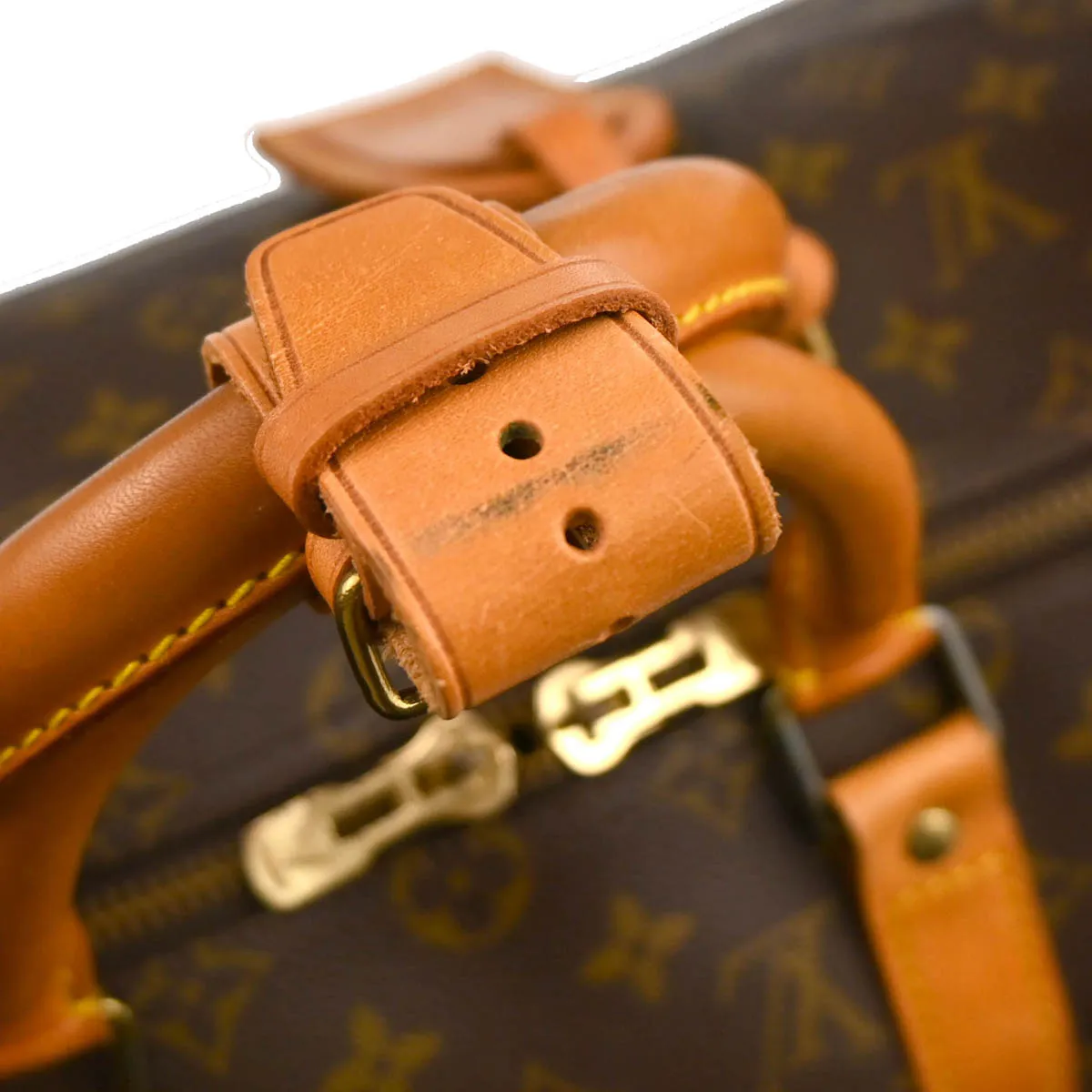 Louis Vuitton Monogram Keepall 50 Duffle Travel Handbag M41426 VI884 XX28943