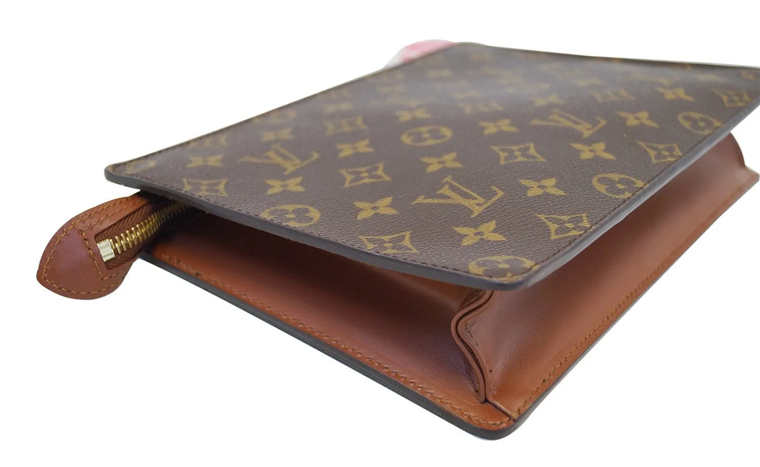 LOUIS VUITTON Monogram Pochette Homme Clutch Handbag