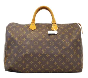 LOUIS VUITTON Speedy 40 Monogram Canvas Handbag