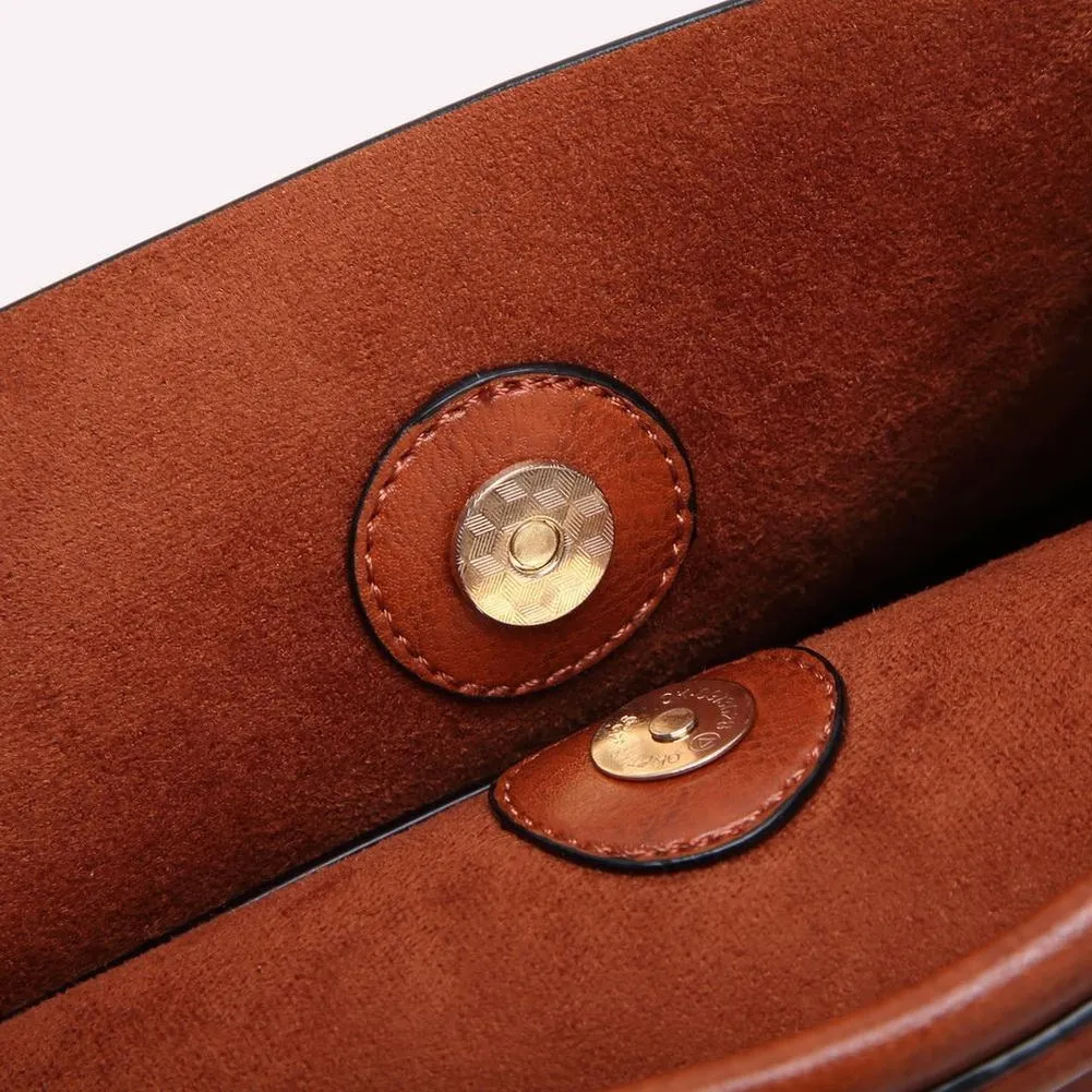 <bold>Bucket & Crossbody Bag Set  <br>Vegan-Leather