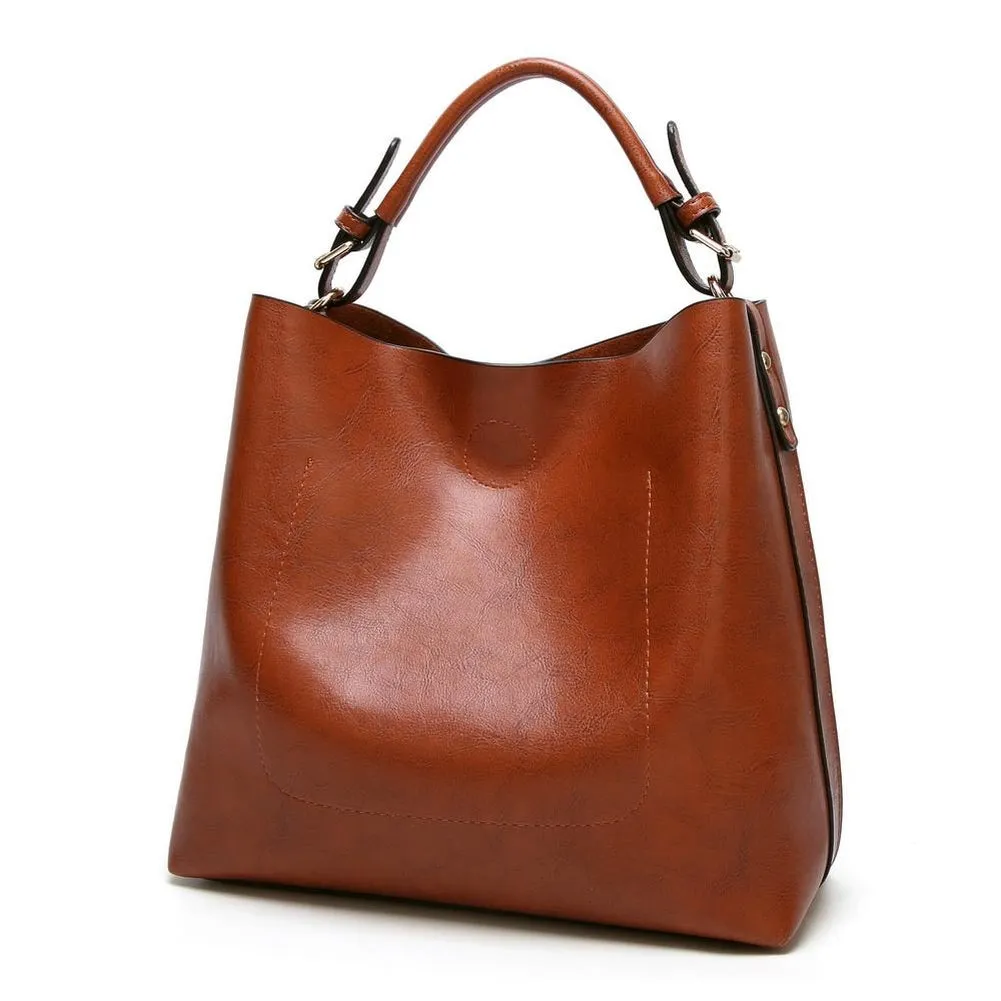 <bold>Bucket & Crossbody Bag Set  <br>Vegan-Leather