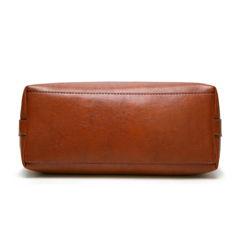 <bold>Bucket & Crossbody Bag Set  <br>Vegan-Leather