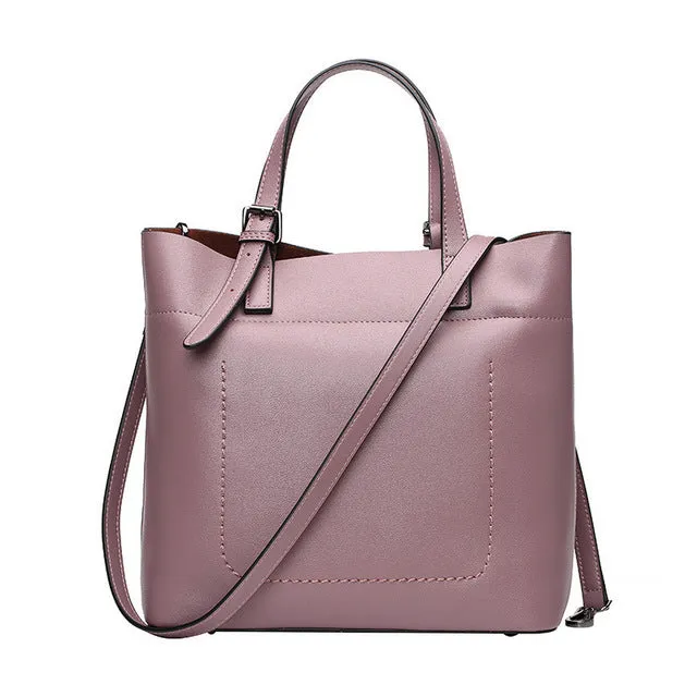 <bold>Bucket / Crossbody Bag <br>Genuine-Leather