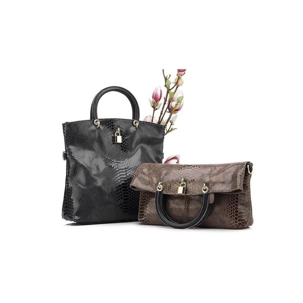 <bold>Bucket / Crossbody Bag <br>Genuine-Leather